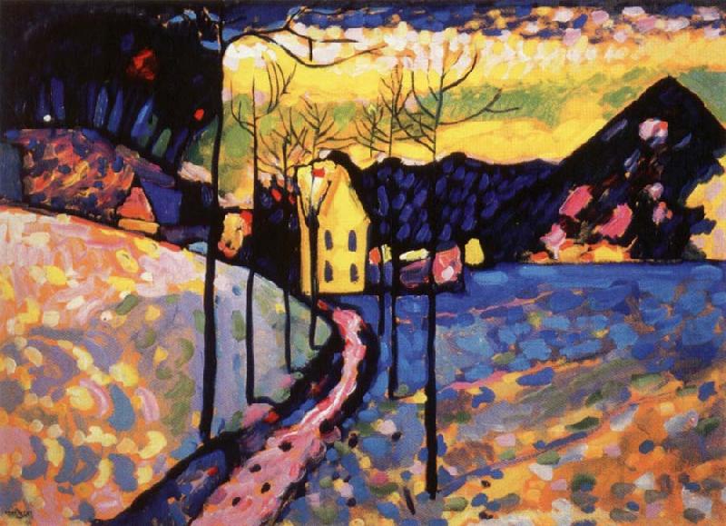 Wassily Kandinsky Winter oil painting image